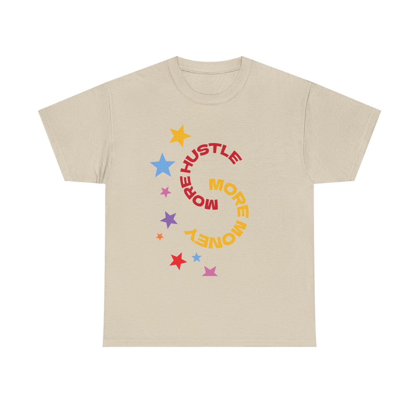 Supreme Hustle Tee for Dreamers, Unisex Heavy Cotton T-Shirt, Inspirational Gift, Career Goals, Fun Gift Idea, Everyday Wear