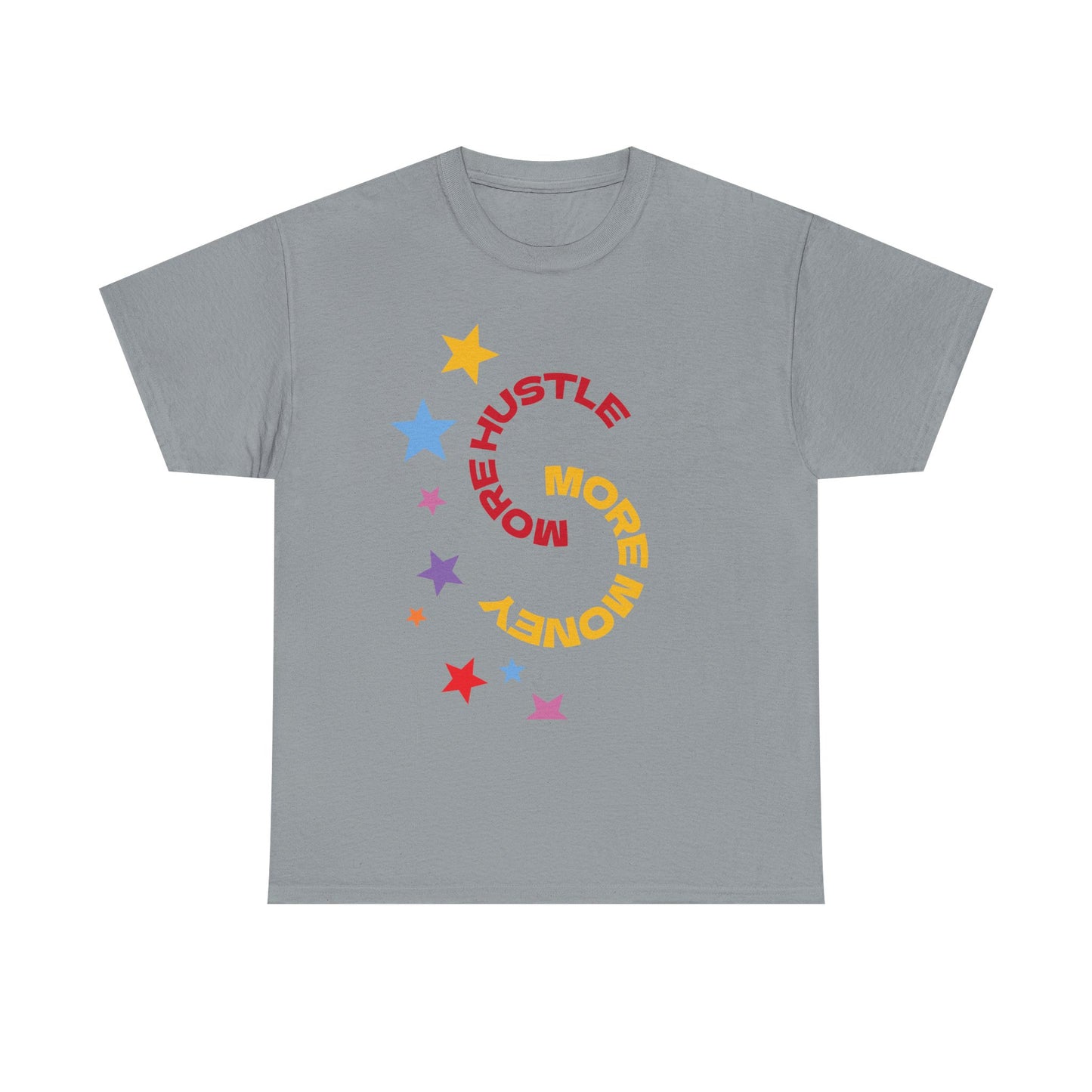 Supreme Hustle Tee for Dreamers, Unisex Heavy Cotton T-Shirt, Inspirational Gift, Career Goals, Fun Gift Idea, Everyday Wear