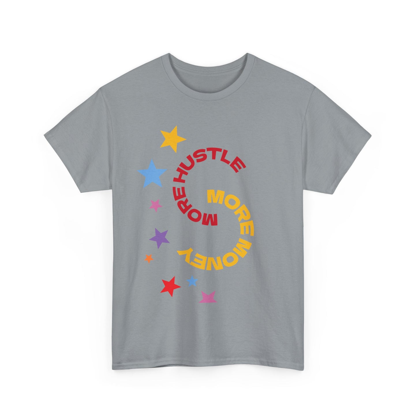 Supreme Hustle Tee for Dreamers, Unisex Heavy Cotton T-Shirt, Inspirational Gift, Career Goals, Fun Gift Idea, Everyday Wear