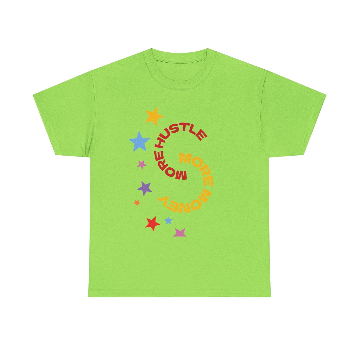 Supreme Hustle Tee for Dreamers, Unisex Heavy Cotton T-Shirt, Inspirational Gift, Career Goals, Fun Gift Idea, Everyday Wear