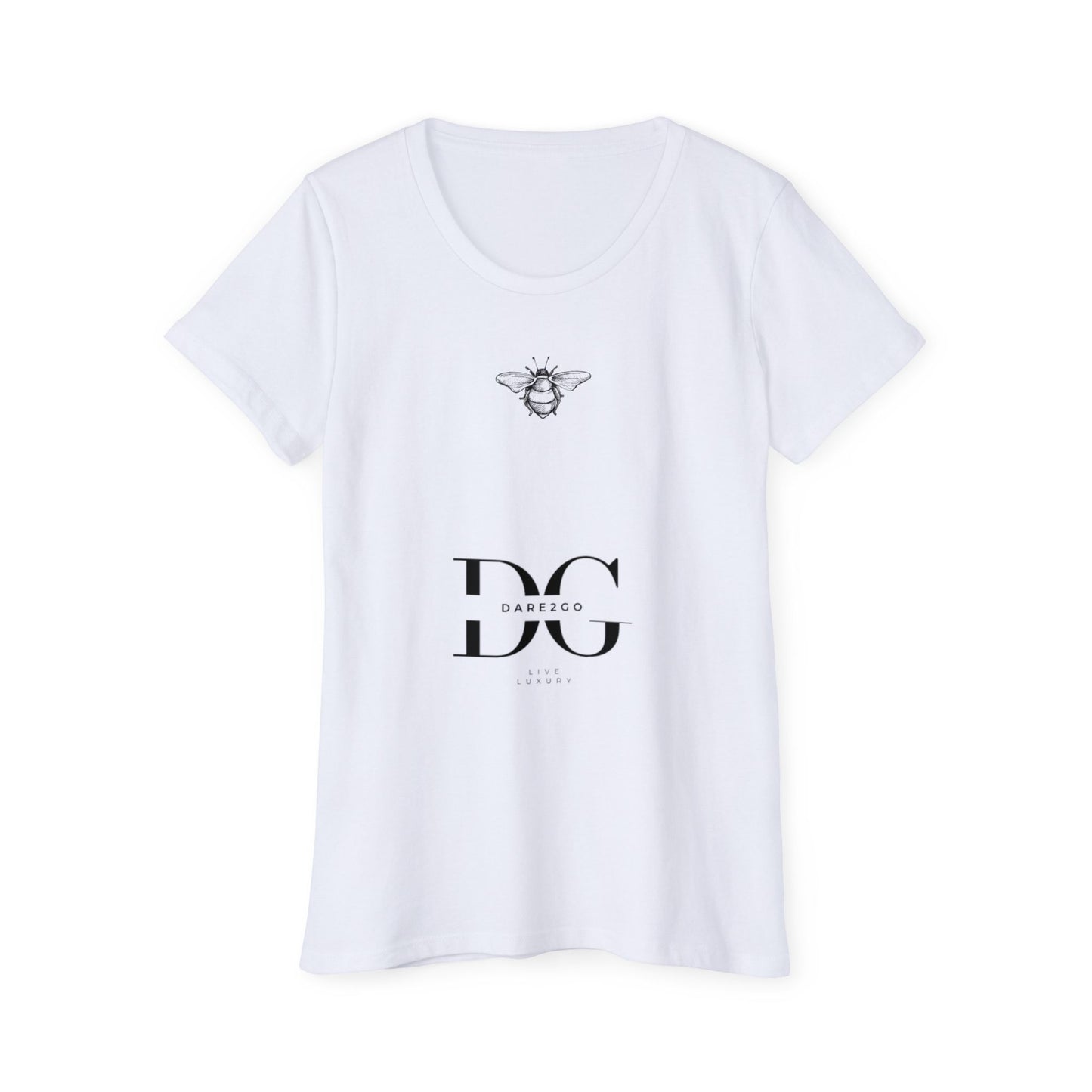 Organic Tee | Eco-Friendly Fashion, Stylish Bee Print, Casual Wear, Gift for Her, Summer Outfit, Nature Lover's Apparel