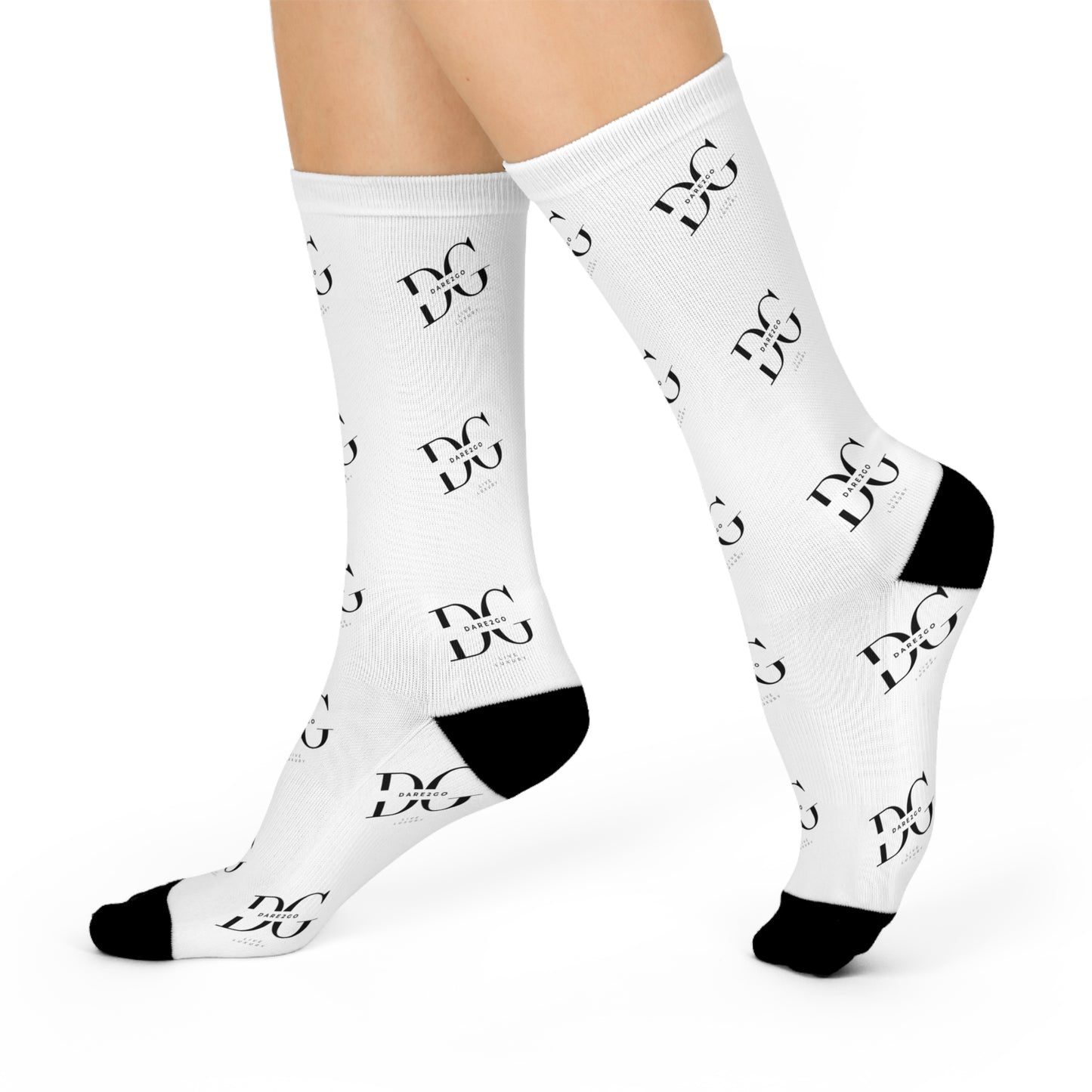 Stylish Cushioned Crew Socks - Cozy Footwear for Casual Days, Perfect for Gifting, Lounging, Running, Holidays, and Everyday Wear!