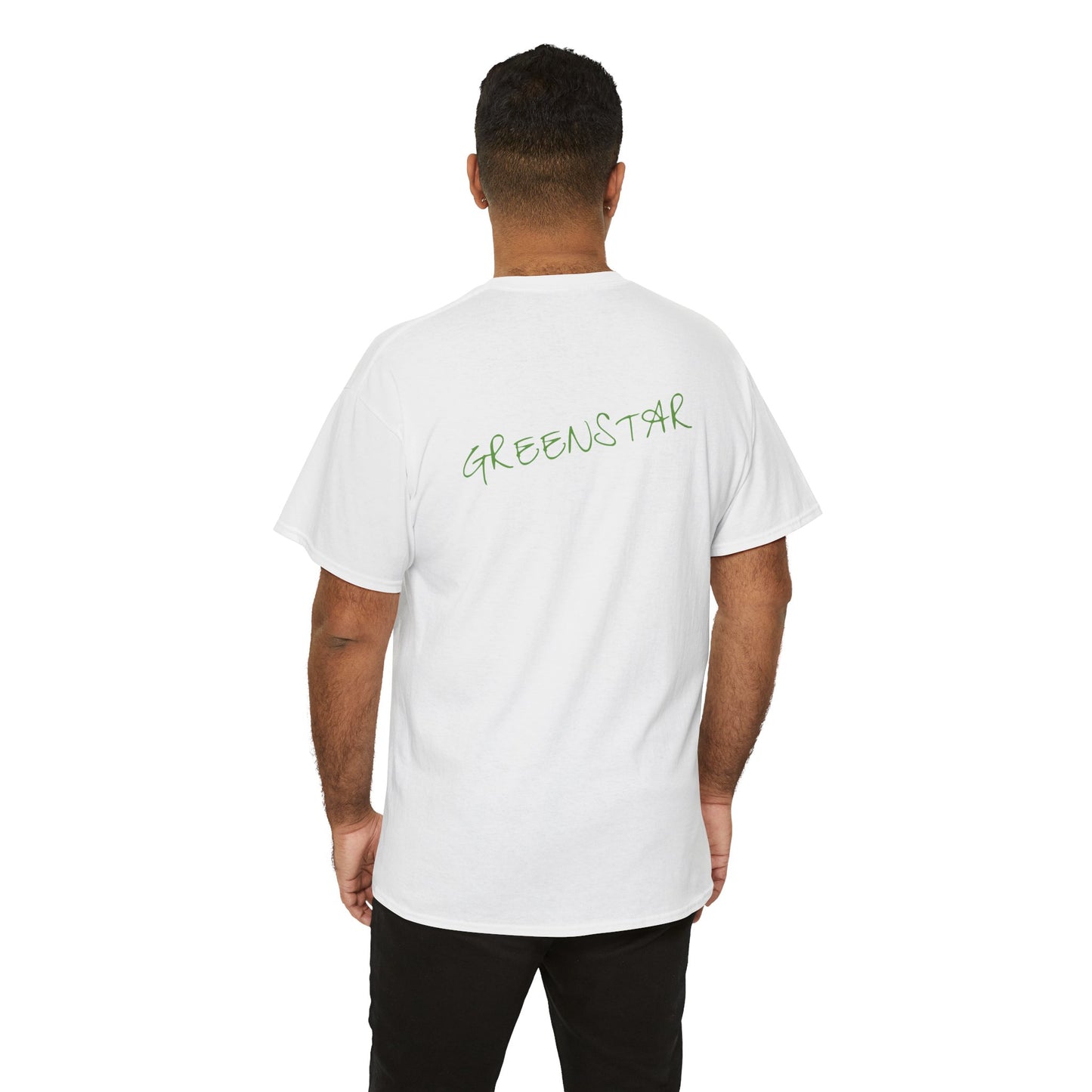 Starry Unisex Heavy Cotton Tee, Trendy Graphic Tee, Fun Casual Wear, Unique Gifts, Streetwear, Gender Neutral, Colorful Style