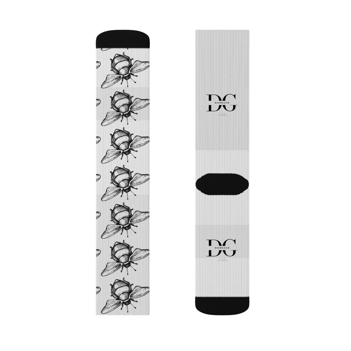 Artistic Sublimation Socks - Unique Silk Print, Custom Gift, Cozy Lounge Wear, Trendy Fashion, Perfect for Any Occasion