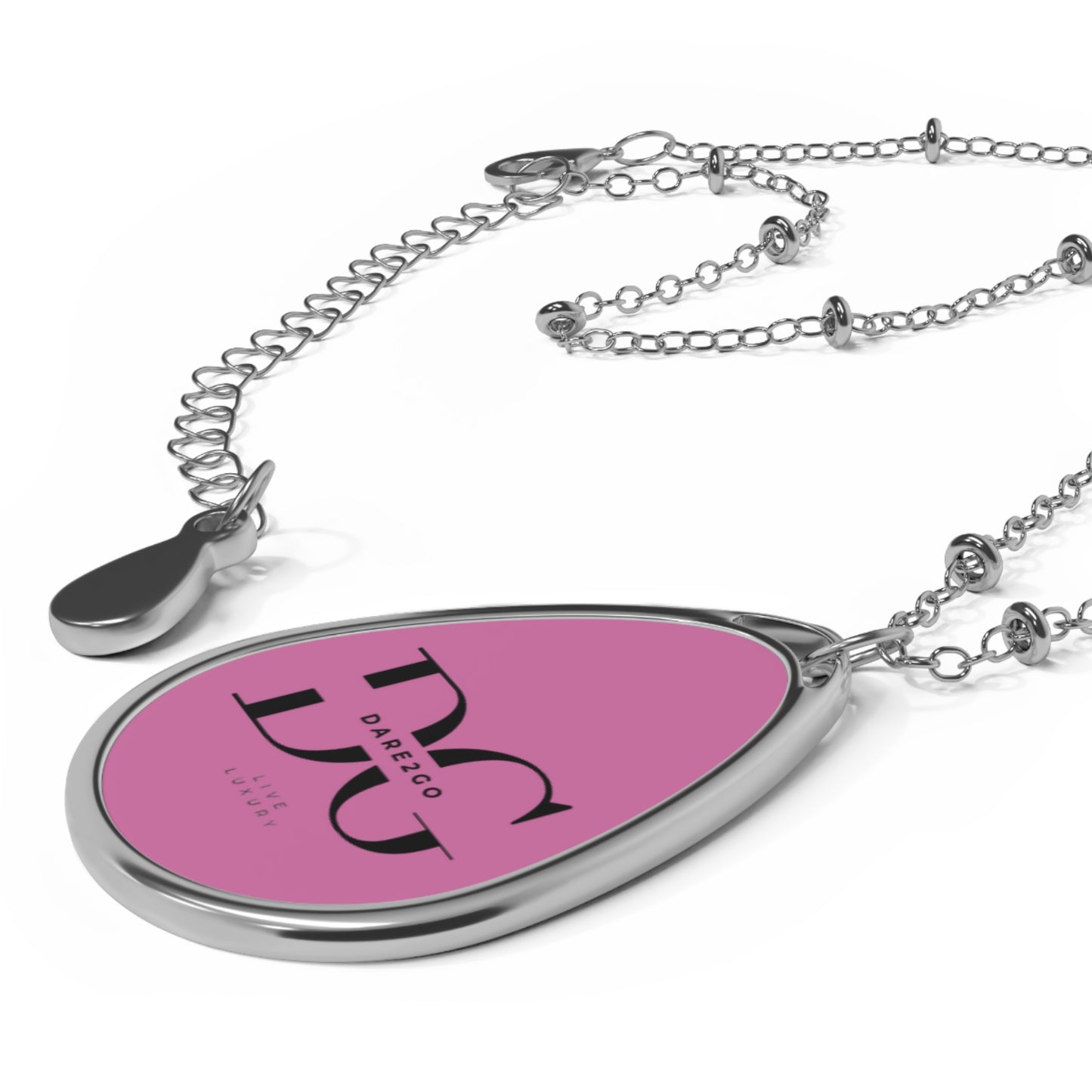 Elegant Oval Necklace, Personalized Jewelry, Gifts for Her, Custom Pendant, Special Occasion Accessory, Birthday Gift