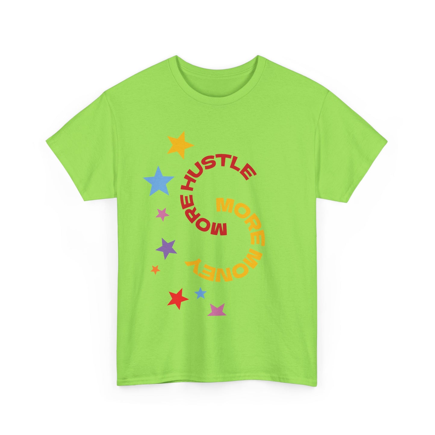 Supreme Hustle Tee for Dreamers, Unisex Heavy Cotton T-Shirt, Inspirational Gift, Career Goals, Fun Gift Idea, Everyday Wear
