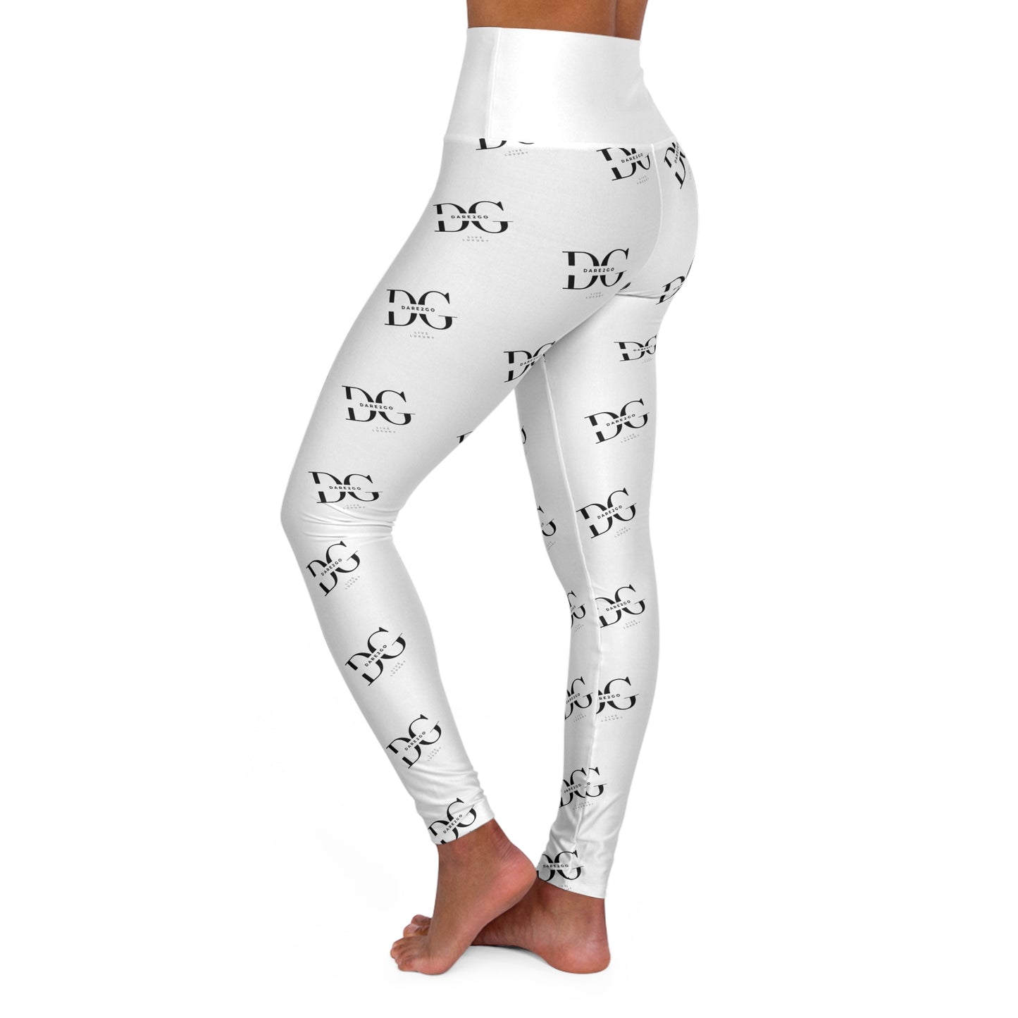 Stylish High Waisted Yoga Leggings, Trendy Workout Leggings, Fitness Apparel, Activewear, Athleisure Pants, Gift for Yoga Lovers
