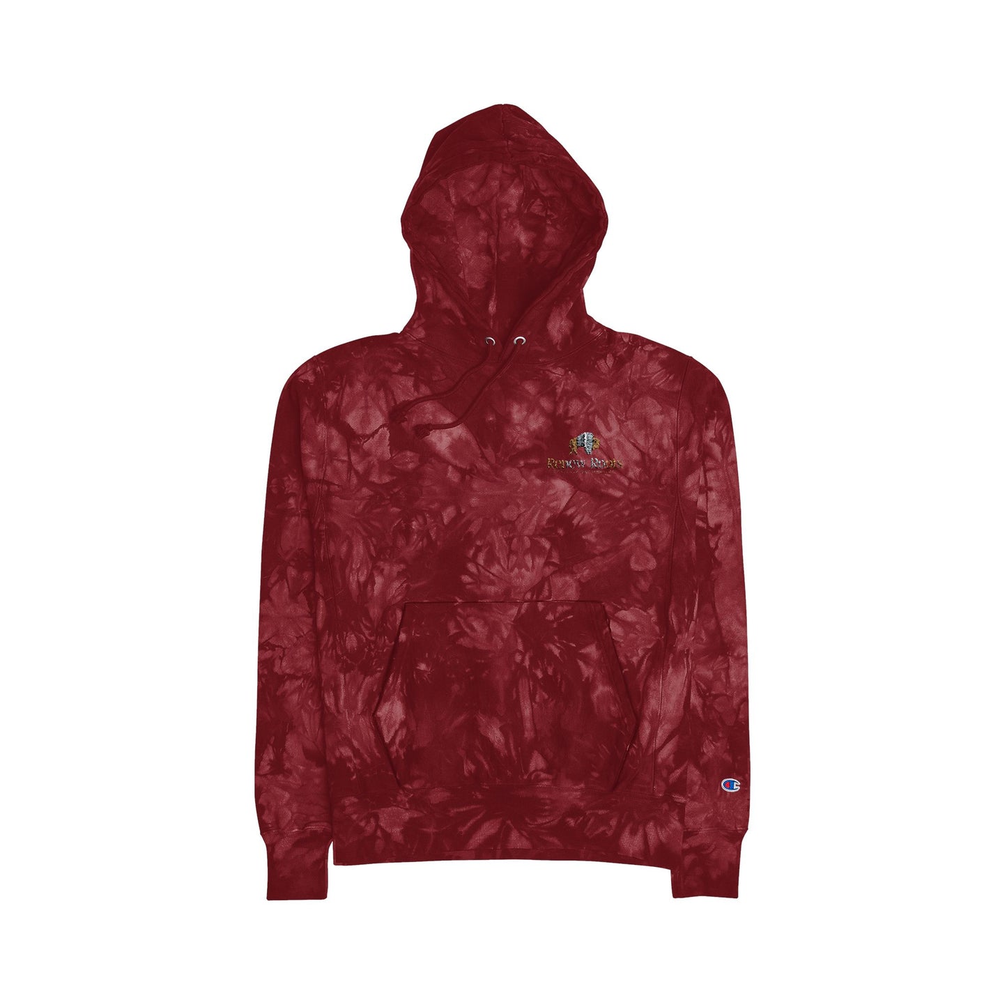 Unisex Tie-Dye Champion Hoodie, Cozy Casual Wear, Unique Gift for Friends, Tie-Dye Fashion, Street Style Apparel