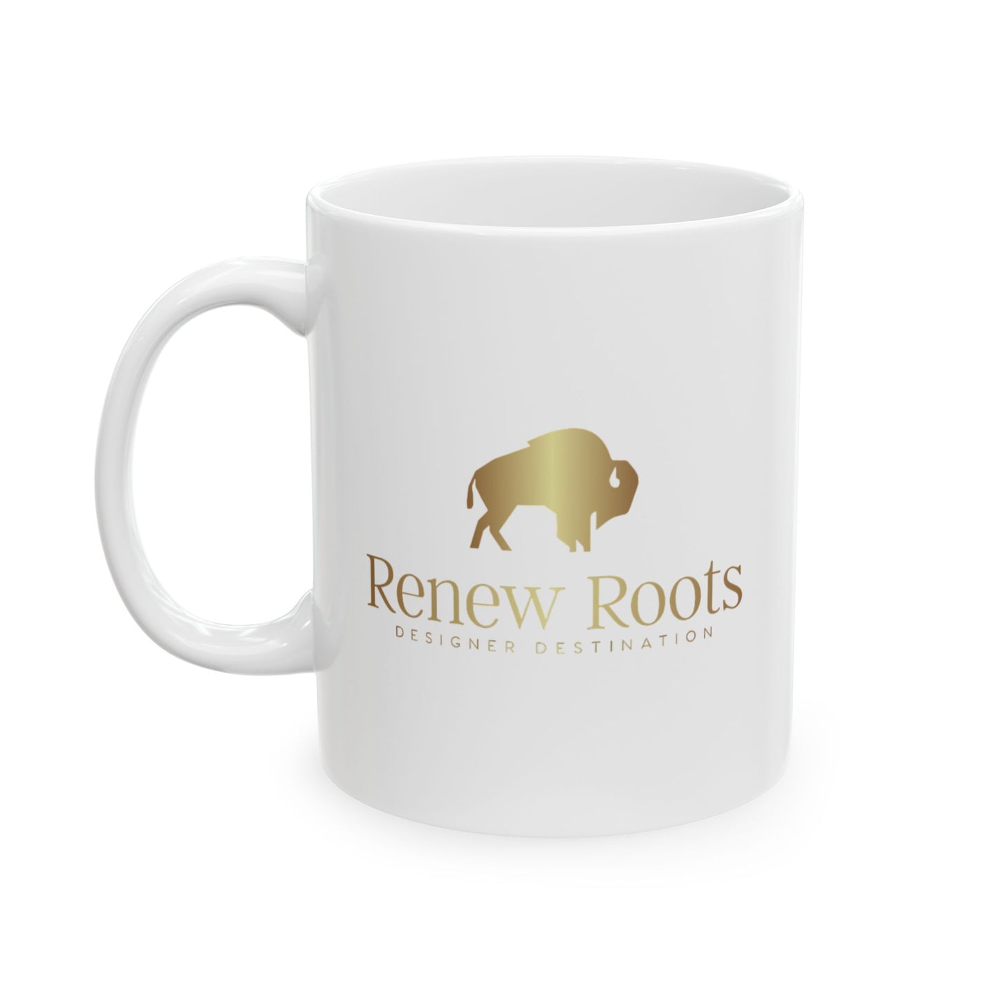 Elegant Ceramic Mug - Coffee Lover Gift, Personalized Mug, Office Decor, Tea Mug, Stylish Drinkware