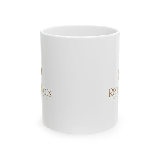Elegant Ceramic Mug - Coffee Lover Gift, Personalized Mug, Office Decor, Tea Mug, Stylish Drinkware