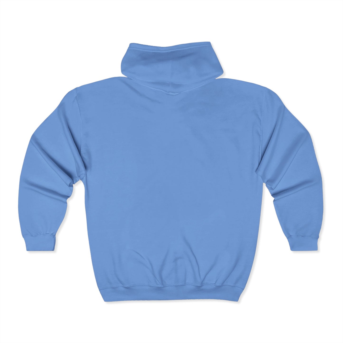 Cozy Unisex Full Zip Hoodie -Embroidered, Perfect for Everyday Wear, Gifts, Casual Style, Gym, Lounge, and Layering