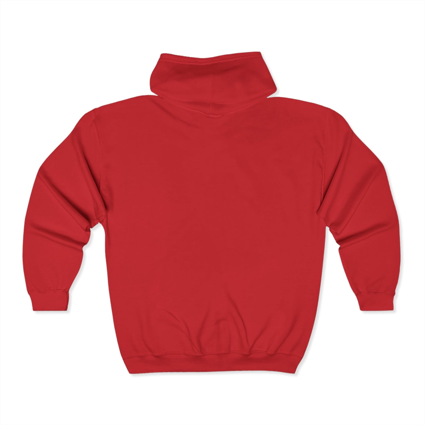 Cozy Unisex Full Zip Hoodie -Embroidered, Perfect for Everyday Wear, Gifts, Casual Style, Gym, Lounge, and Layering