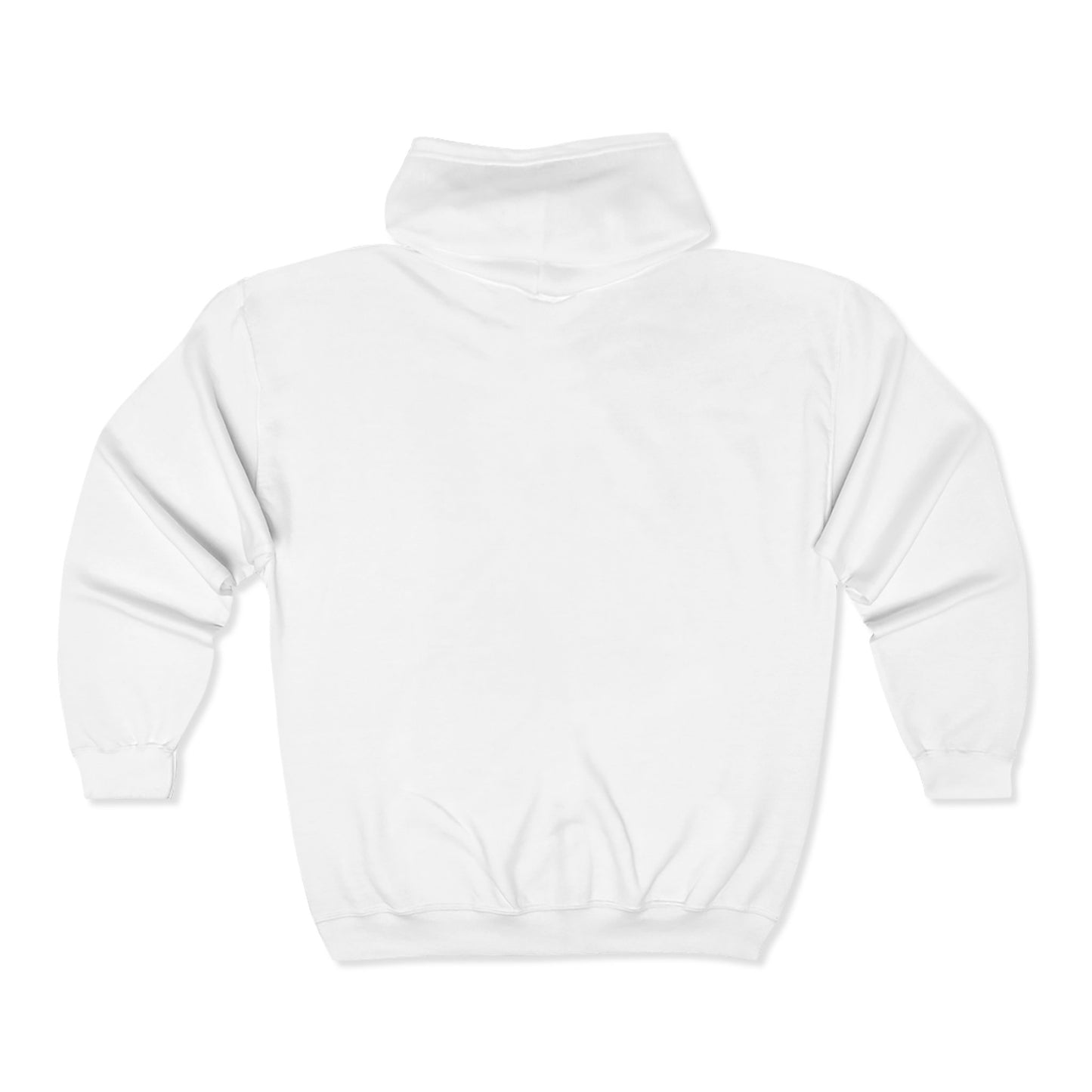 Cozy Unisex Full Zip Hoodie -Embroidered, Perfect for Everyday Wear, Gifts, Casual Style, Gym, Lounge, and Layering