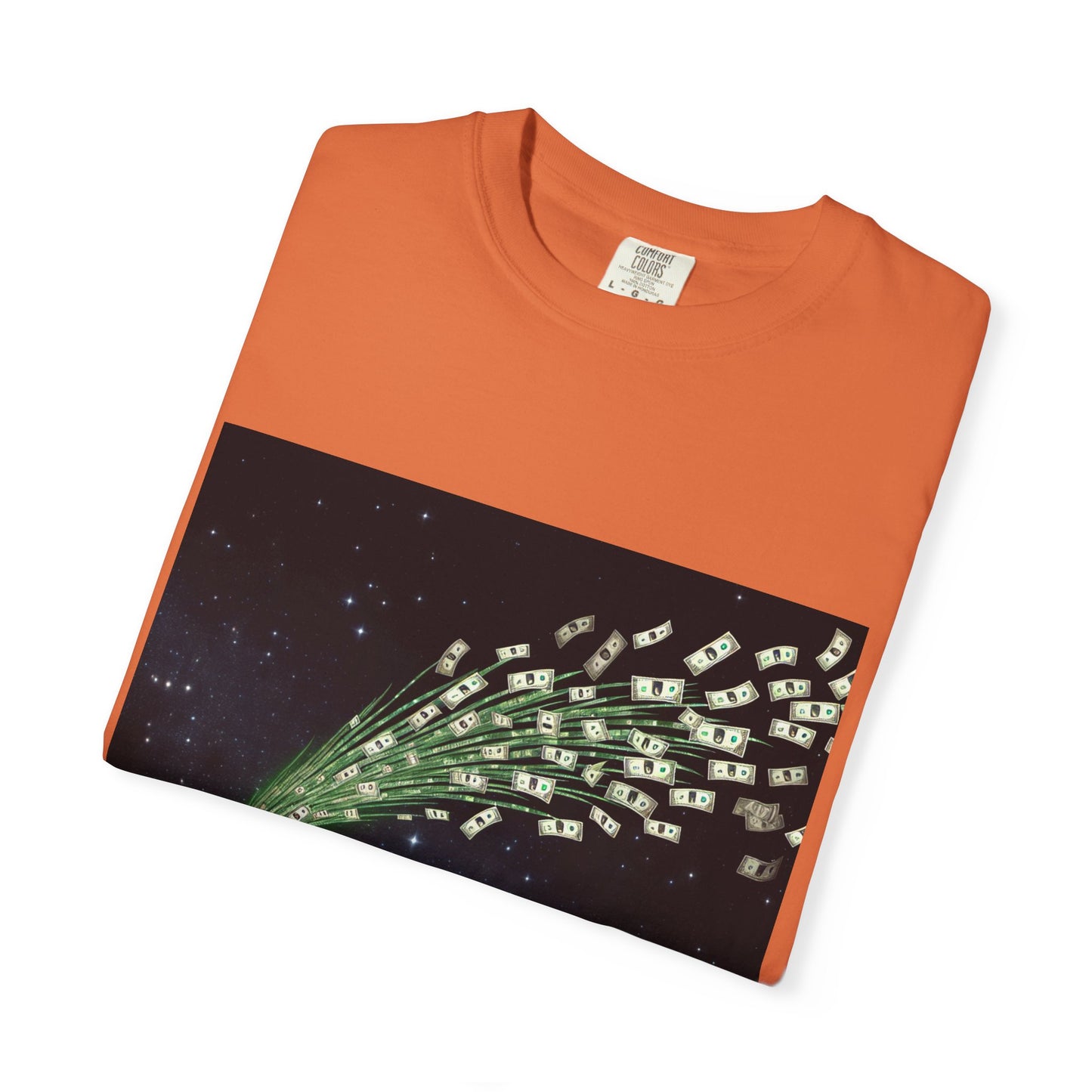 Celestial Wishes Unisex Garment-Dyed T-shirt - Cosmic Star Design, Chill Vibes, Perfect for Gifting, Astrology Lovers, Casual Wear