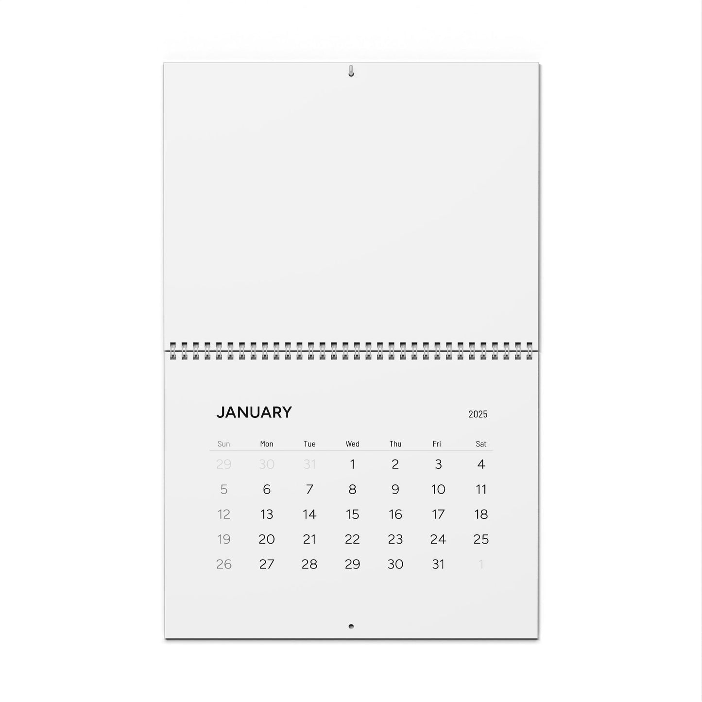 Minimalist 2025 Wall Calendar, Yearly Planner, Home Organization Tool, Gift for Students, Modern Decor, Office Supplies