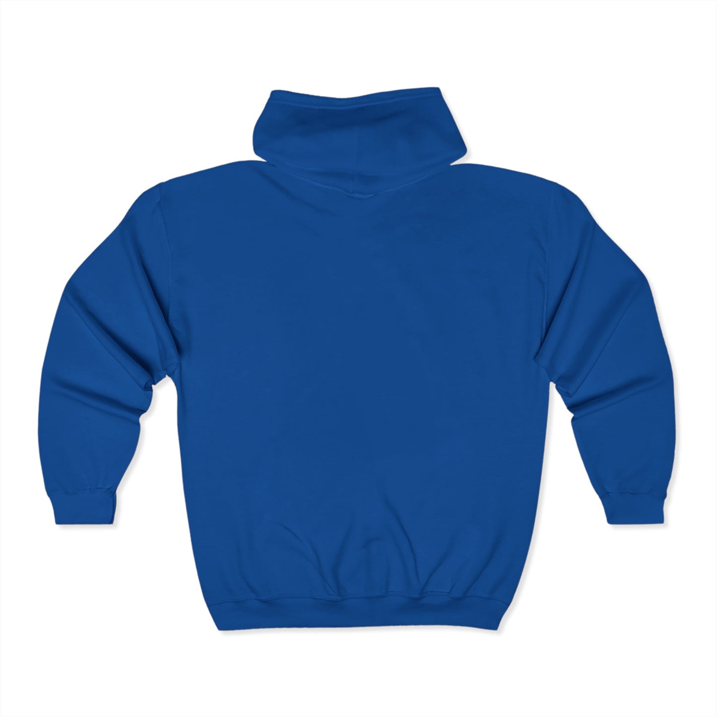 Cozy Unisex Full Zip Hoodie -Embroidered, Perfect for Everyday Wear, Gifts, Casual Style, Gym, Lounge, and Layering