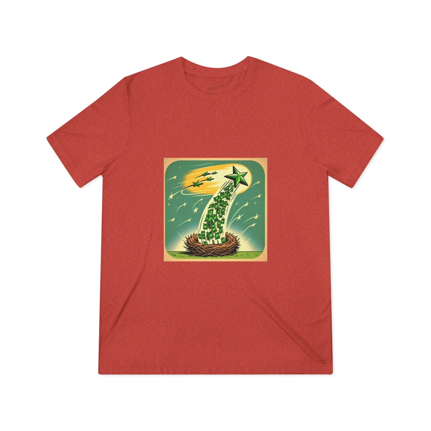 Vintage Starry Sky Unisex Triblend Tee, Casual T-Shirt, Unisex Graphic Tee, Unique Gift, Eco-Friendly Fashion