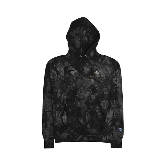 Unisex Tie-Dye Champion Hoodie, Cozy Casual Wear, Unique Gift for Friends, Tie-Dye Fashion, Street Style Apparel