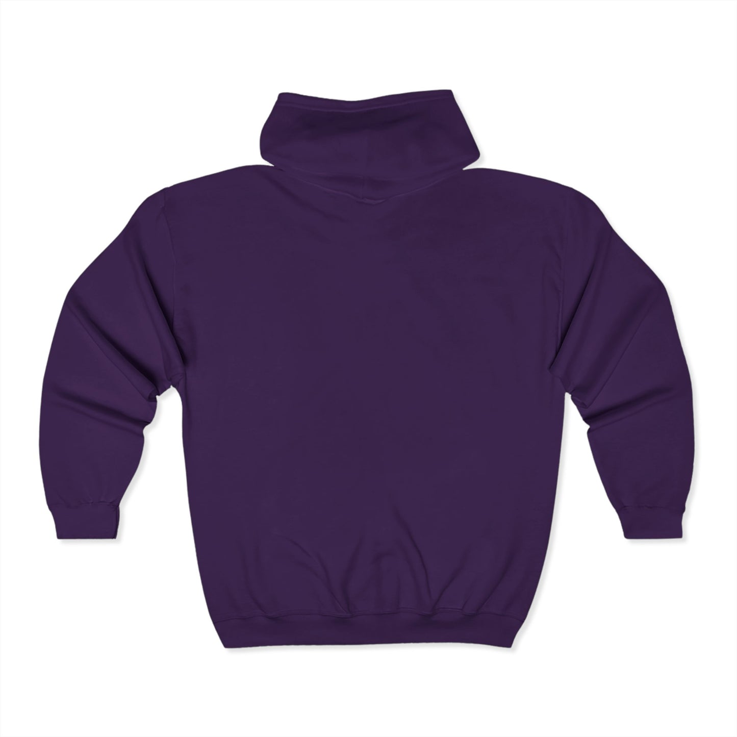 Cozy Unisex Full Zip Hoodie -Embroidered, Perfect for Everyday Wear, Gifts, Casual Style, Gym, Lounge, and Layering