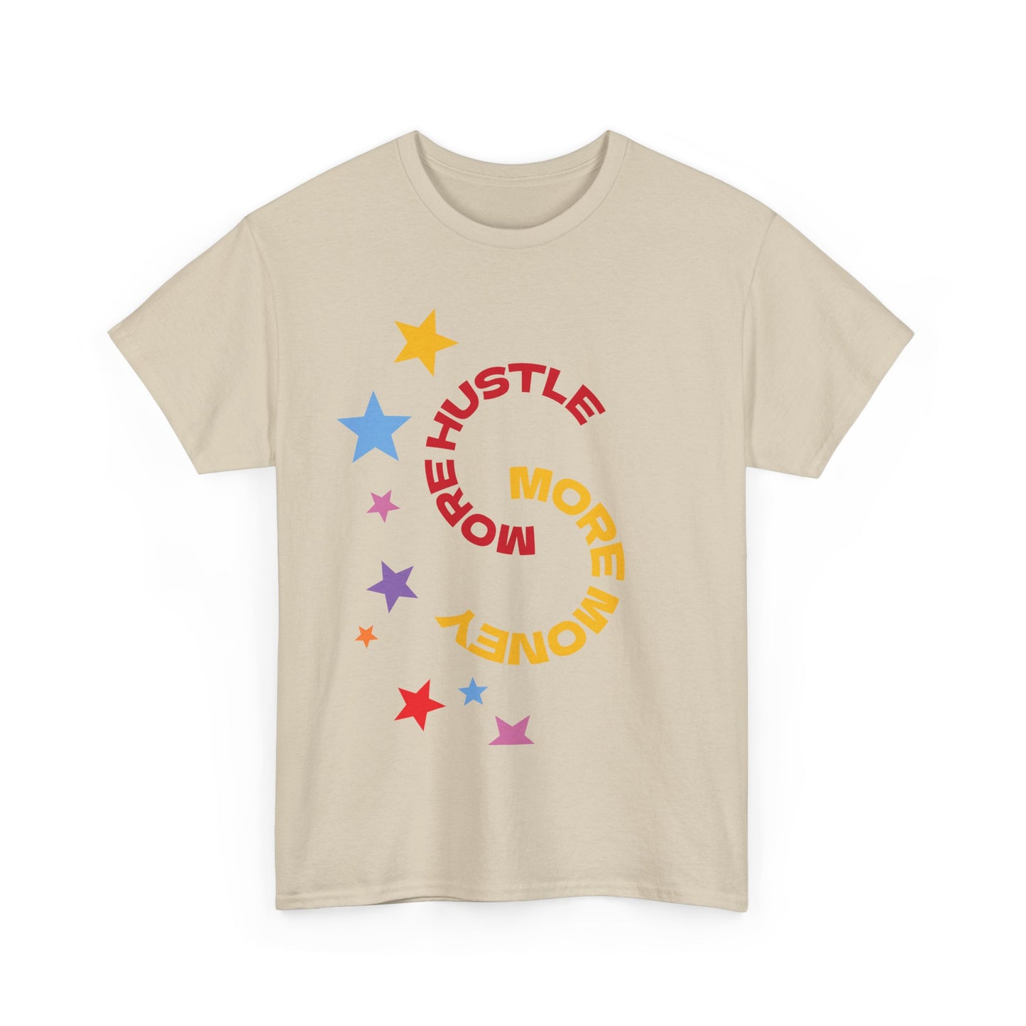 Supreme Hustle Tee for Dreamers, Unisex Heavy Cotton T-Shirt, Inspirational Gift, Career Goals, Fun Gift Idea, Everyday Wear