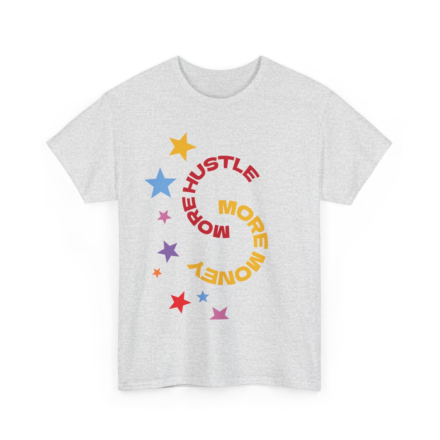 Supreme Hustle Tee for Dreamers, Unisex Heavy Cotton T-Shirt, Inspirational Gift, Career Goals, Fun Gift Idea, Everyday Wear