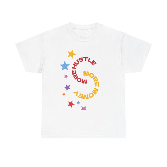 Supreme Hustle Tee for Dreamers, Unisex Heavy Cotton T-Shirt, Inspirational Gift, Career Goals, Fun Gift Idea, Everyday Wear