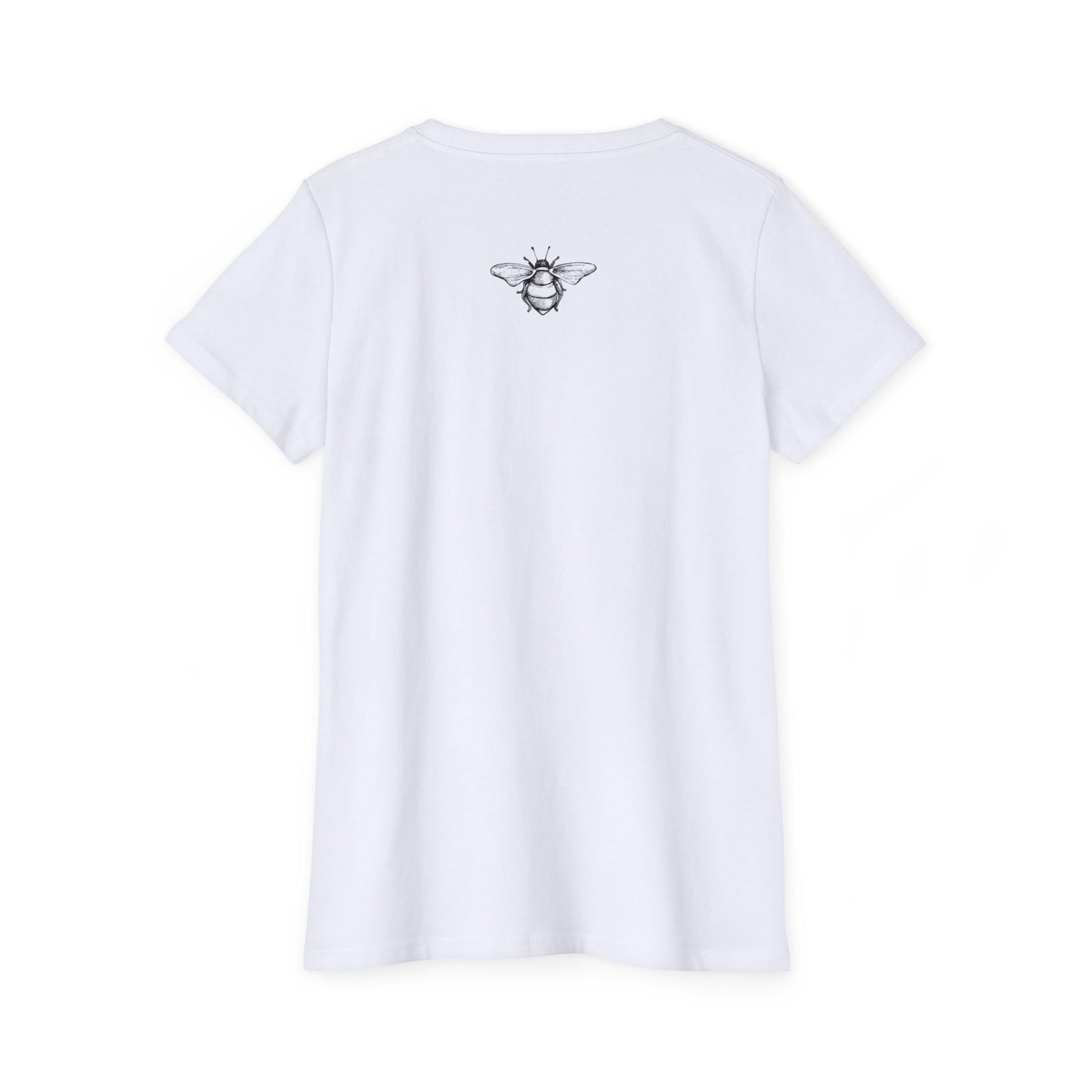 Organic Tee | Eco-Friendly Fashion, Stylish Bee Print, Casual Wear, Gift for Her, Summer Outfit, Nature Lover's Apparel