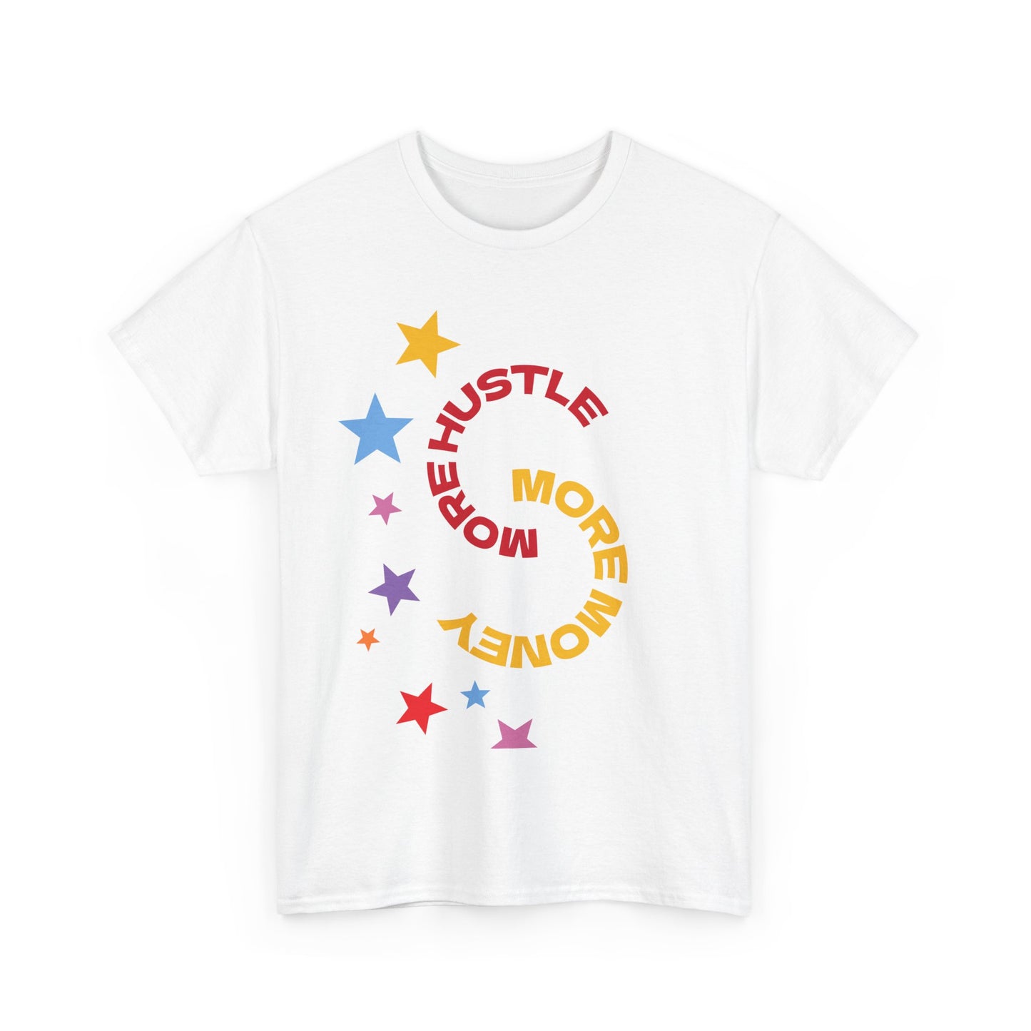 Supreme Hustle Tee for Dreamers, Unisex Heavy Cotton T-Shirt, Inspirational Gift, Career Goals, Fun Gift Idea, Everyday Wear