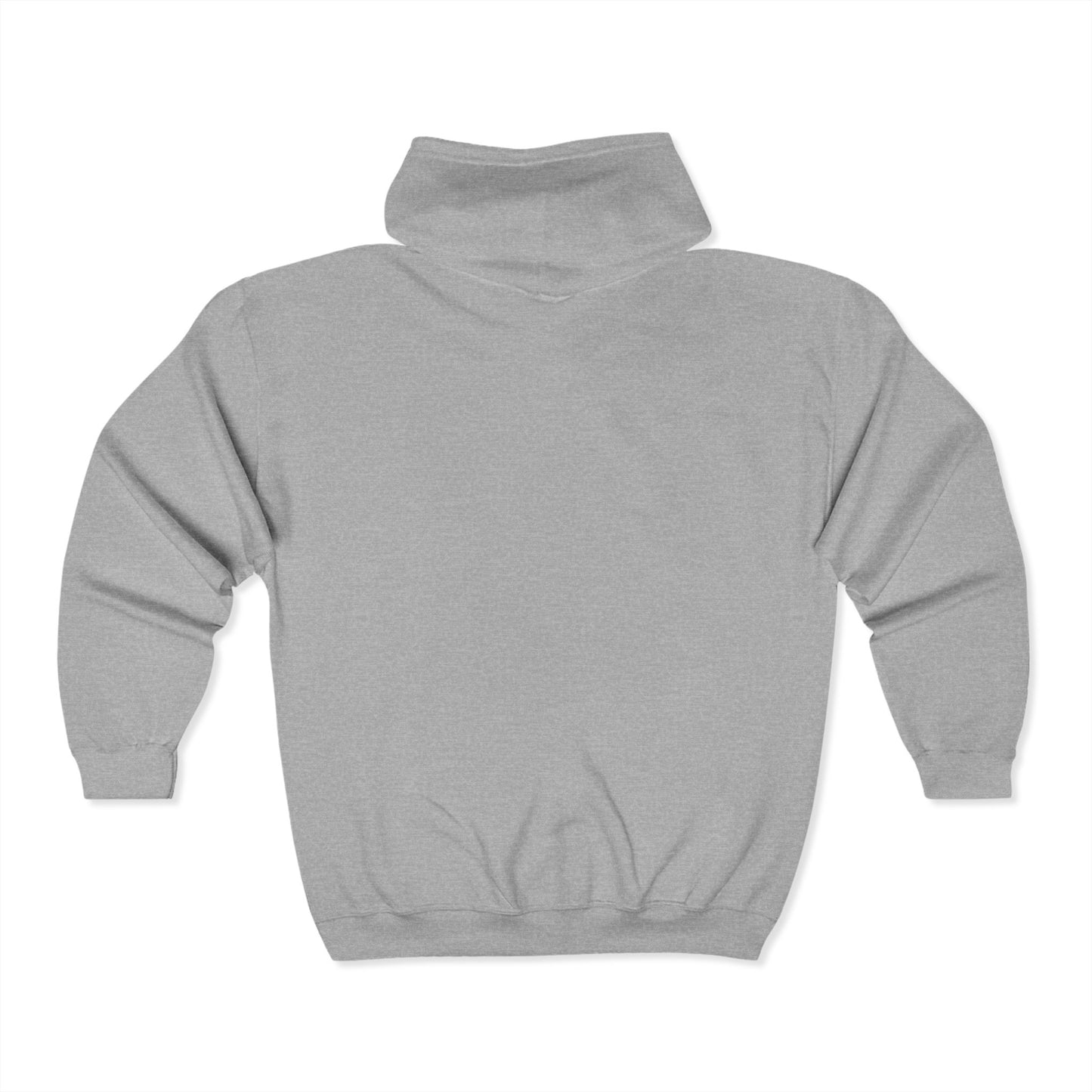 Cozy Unisex Full Zip Hoodie -Embroidered, Perfect for Everyday Wear, Gifts, Casual Style, Gym, Lounge, and Layering